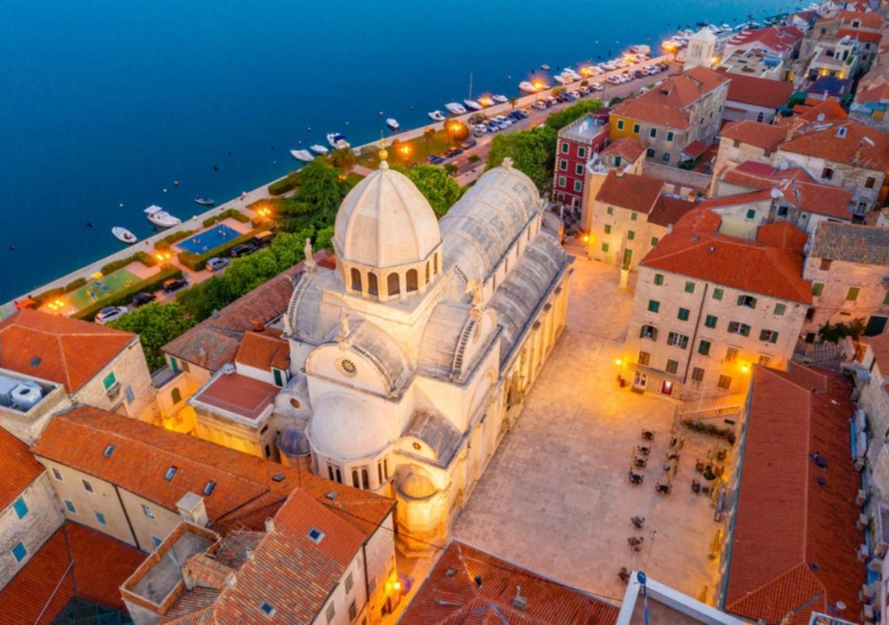 Luxury Beach Villa W Sea Sunset Views Šibenik Eksteriør bilde