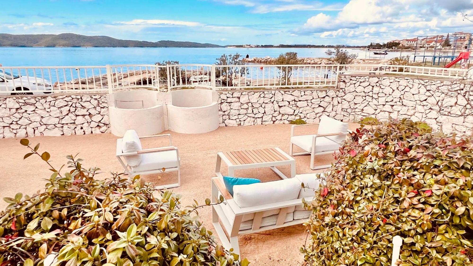Luxury Beach Villa W Sea Sunset Views Šibenik Eksteriør bilde