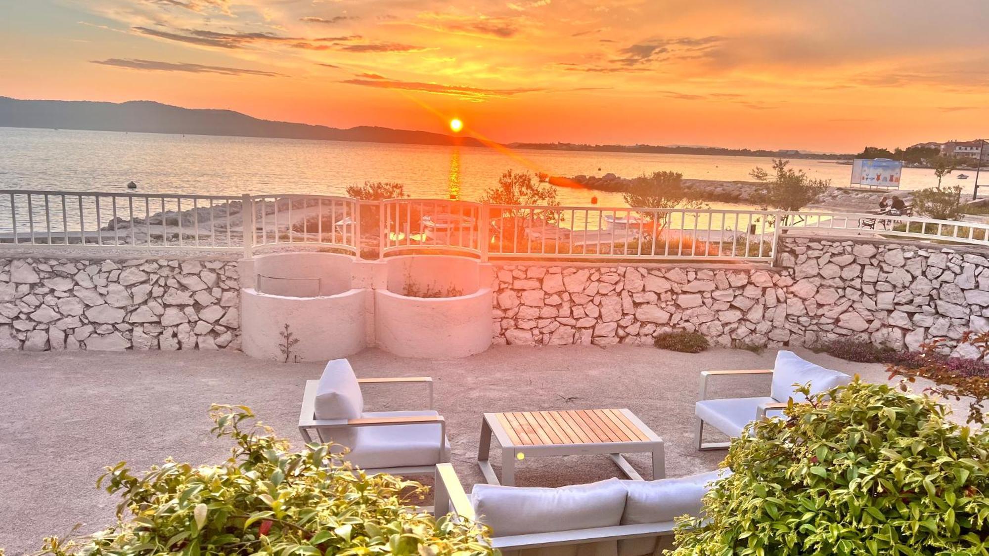 Luxury Beach Villa W Sea Sunset Views Šibenik Eksteriør bilde